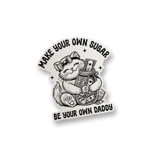 Make Your Own Sugar Funny Meme Vinyl Car Decal Water Bottle Sticker Decal