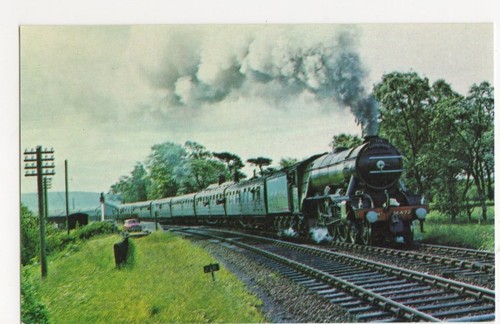 Lner pacific 4472 postcard - a3,