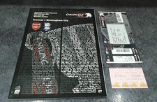 Birmingham City Carling Cup Final Programme And Ticket