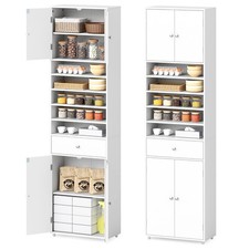 COSTWAY Tall Bathroom Storage