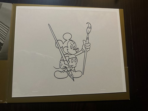 Mickey animation cel abd - mickey,