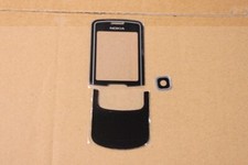 Nokia 8600 luna screen glass ,camera glass,bottom cover top glass,black Lens