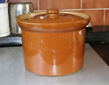 Brown Glazed Vintage Stoneware