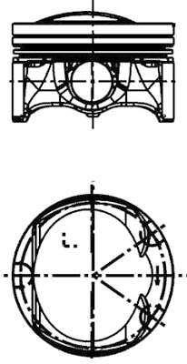 Kolbenschmidt 40251600 piston - kolbenschmidt,