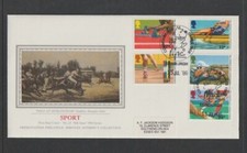 GB 1986 SG1328-32 Silk FDC