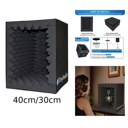 Portable vocal booth foldable - portable,