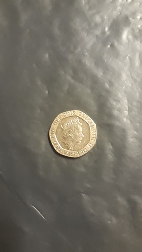 2015 20p coin 5th portrait - coin,