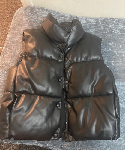 Zara women faux - faux, leather