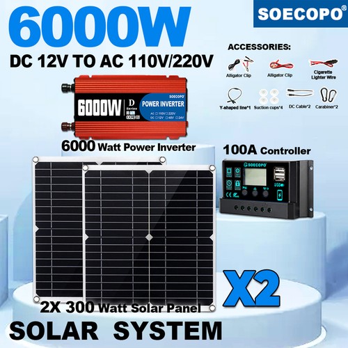 6000w solar power kit off - solar, kit:off-grid