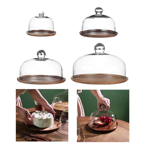 Cake stand with dome - with,