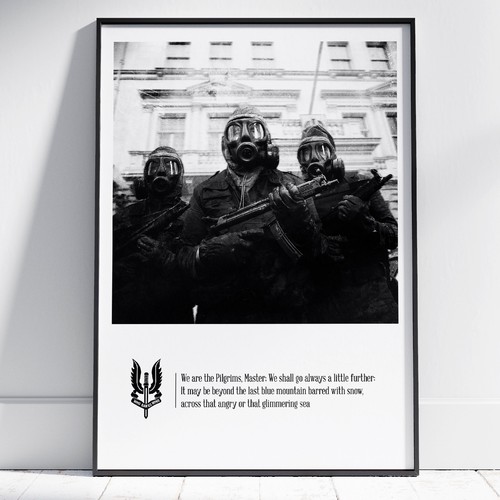Sas who dares wins poster - dares,