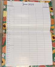 2025 Wall Planner A3 Monthly