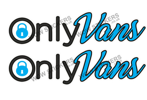 Only vans stickers - 2, x