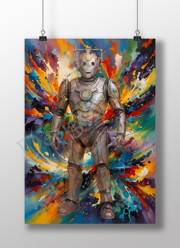 Doctor who cyberman artistic - doctor,