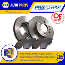 2x Vented Brake Discs and Pads