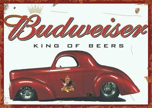 Retro vintage wall metal sign - wall,