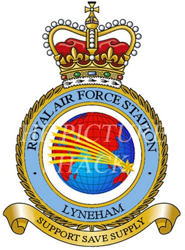 Raf station badge metal - raf, a