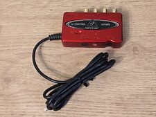 Behringer U-Control UCA222 ultra-low latency 2-in/out USB audio interface UCA202