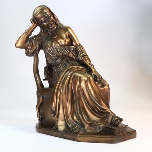 Cold cast bronze cleopatra - cold,