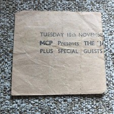 The Jam Paul Weller ticket