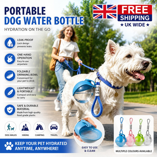 Portable dog water bottle - bottle, leak