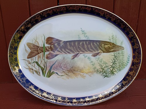 Gilded wall plate vintage - gilded,