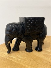 MID CENTURY BLACK CHALKWARE