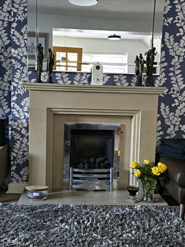 Marble type fire surround - marble,