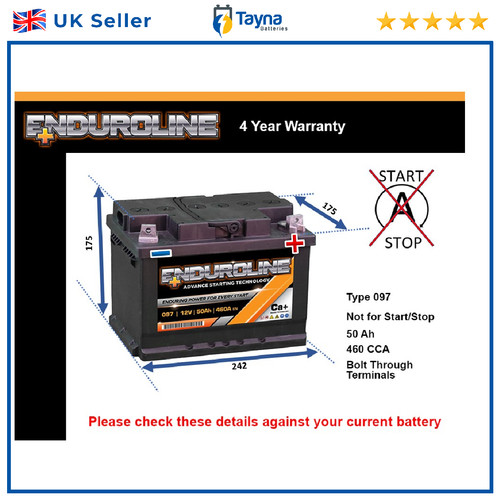 Battery fits ford - ford, escort