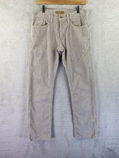 Vintage Levi's 514 Slim Straight Mens Grey Corduroy Trousers W31xL30