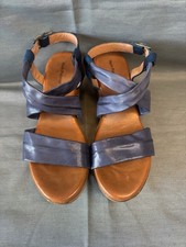 Hush Puppies Blue Leather