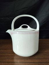 Midwinter Pink Art Deco Teapot Coral Mist 