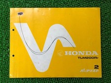 Tlm200r parts list - parts, edition