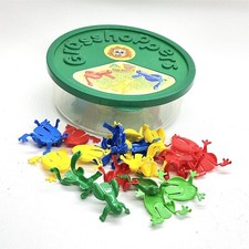GRASSHOPPERS PLASTIC JUMPING FROGS TOY GAME TUB RETRO PARTY BAG FILLERS
