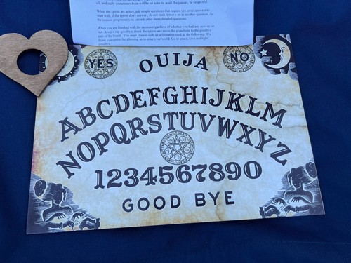 Wooden ouija board game - wooden,