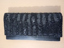 Farfalla Black Evening Clutch