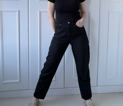 Massimo dutti black jeans - black, eu