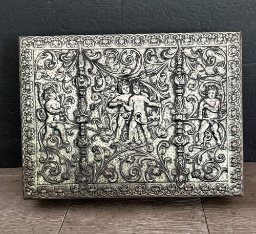 Vtg repoussé silver - repoussé,