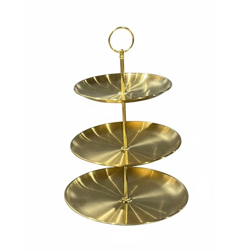 Gold colour metal stand - gold,