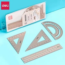 Metal School Protractor Set 10