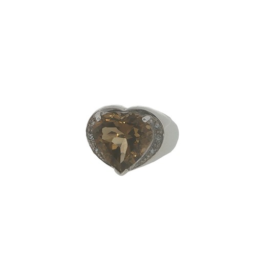 Sterling silver smoky quartz - sterling,