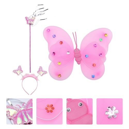 3pcs set butterflies wing - 3pcs/set, with