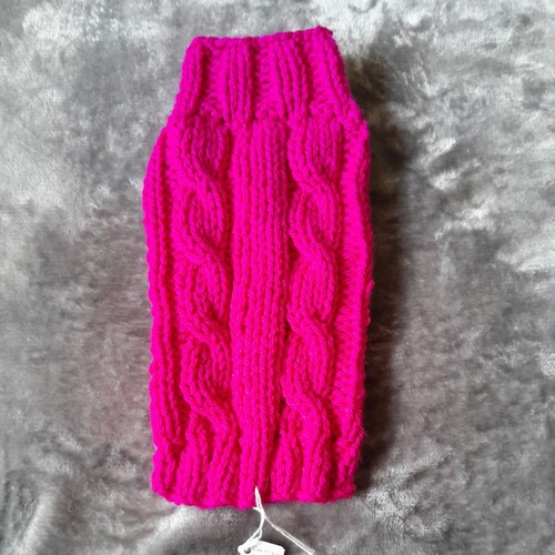 Long hand knitted dog - 8",