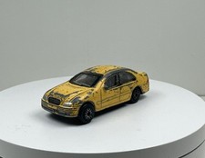 Dickie Toys Mercedes-Benz C Class Yellow Car Die Cast Toy Model Vehicle Vintage