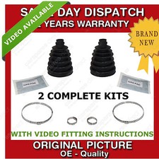 2x VAUXHALL OUTER CV GAITER