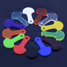 Shopping trolley fob token Long reusable UK 1 keyring  buy 1 get one free
