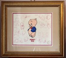 Warner Bros Limited Edition Cel Porky Pig by Bob Clampett Framed