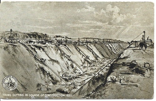 Rare old postcard railway - rare,