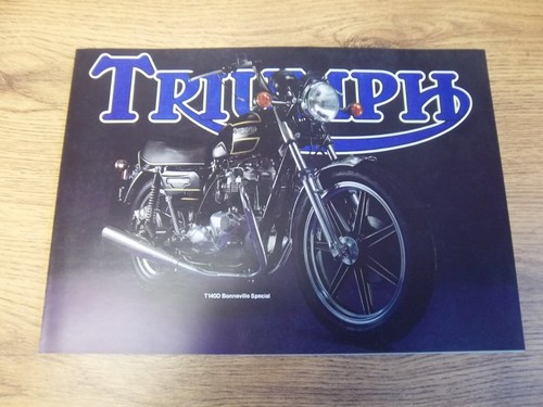 New triumph sales brochure - triumph,