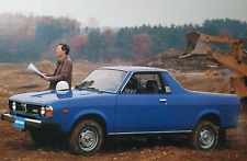 Subaru Sedan Station Wagon MV AWD DL GLF GFT car brochure catalogue 1980 classic